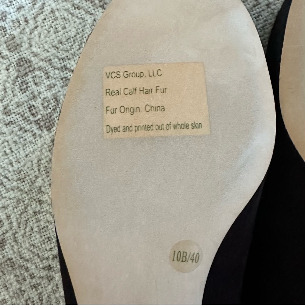 Vero Cuoio Signature Vi-Nancy Plum Calf Hair Loafers - Picture 8 of 9